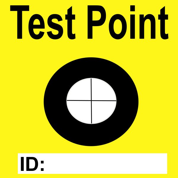 Test Point Labels Printed to Order (various sizes avialable)